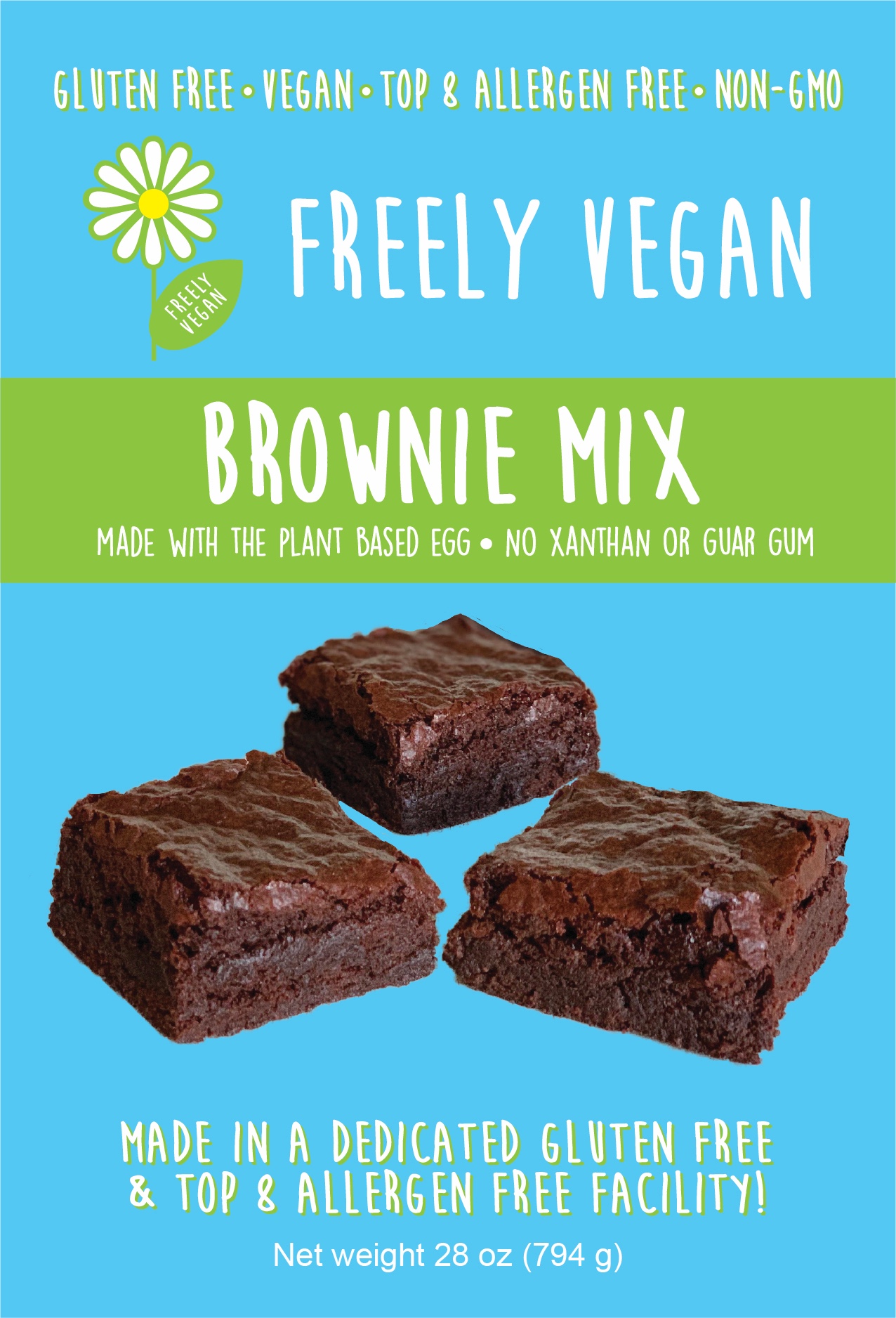 Samtykke Acquiesce Høne Brownie Mix - Freely Vegan